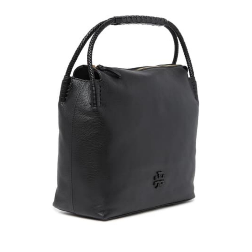 NWT Tory Burch Taylor Leather Hobo Bag - Black